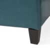 Glouster - Contemporary Storage Ottoman With Upholstered - Teal - Image 13