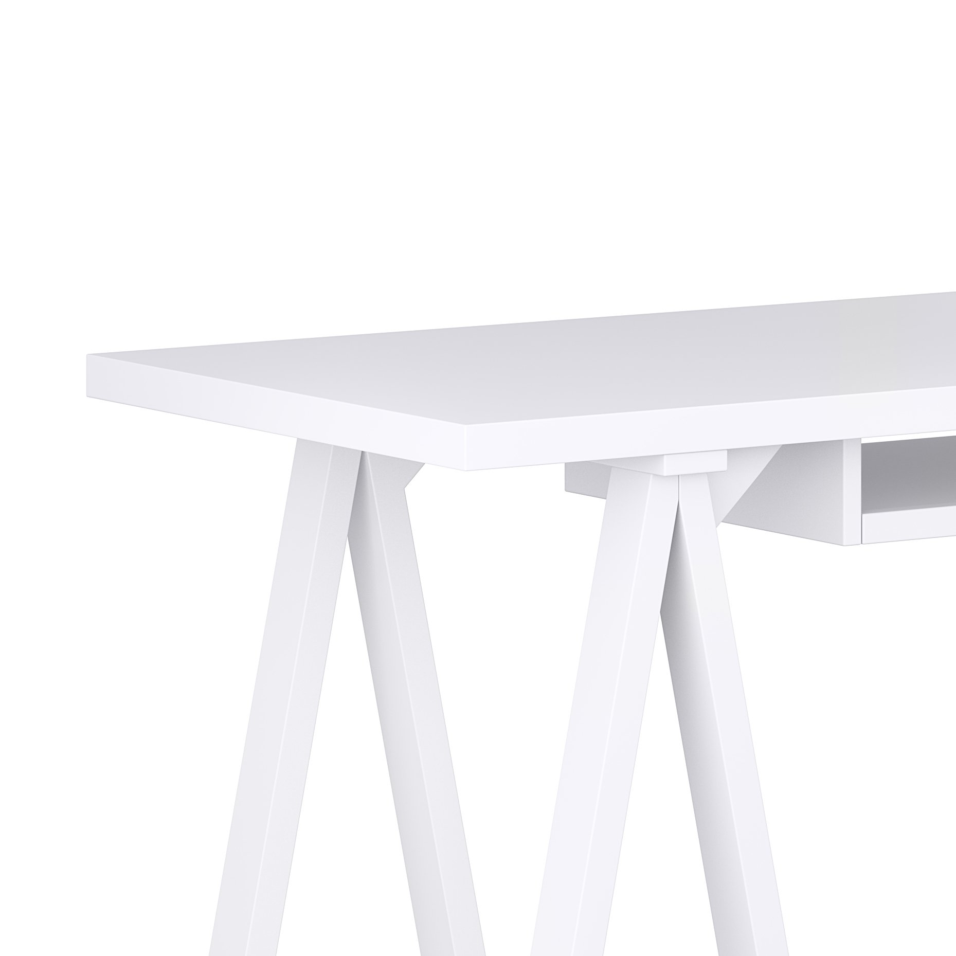 Sawhorse - Desk - White - Image 3