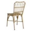 Outdoor Wicker Patio Dining Chairs (Set of 2) With Durable Iron Frame Rattan Weave - Natural - Image 8