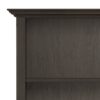 Amherst - Transitional 5 Shelf Bookcase - Brown - Image 6