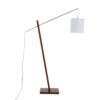 Arturo - Contemporary Floor Lamp - Walnut / White - Image 3