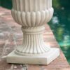 Classic Italian Urn Planter - Antique White - Image 6