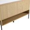 Modern Bathroom Vanity Combo With Single Resin Sink And Storage Cabinet, Multilayer Solid Wood - Oak - Image 11