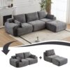 Compressed Sofa, Large Sectional Couches For Living Room - Gray - Image 4