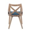 Charlotte - Farmhouse Chair (Set of 2) - White Washed / Blue - Image 5