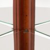Corner Curio Cabinet With 5 Shelves And Lighting System (E26 Light Bulb Not Included) - Walnut - Image 16