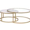 Shanish - Engineered Stone Top Nesting Table Set - Gold - Image 10