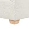 Ada - Flared Arm Contemporary Armchair With Lumbar Pillow - Flax White - Image 2