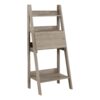 Computer Desk For Home Office, Laptop, Leaning, Storage Shelves, Contemporary & Modern - Taupe - Image 2