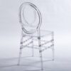 Dining Chair, Plastic Seat, Welding Chair (Set of 4) - Transparent - Image 5