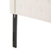 Kaarina - Contemporary Tufted Fabric Full / Queen Headboard - Ivory - Image 6