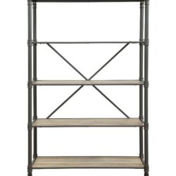Itzel - Bookshelf - Gray / Oak