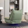 270 Swivel Glider Recliner Chair, Power Recliner Rocking Chair, USB Port Charge For Nursery Chair With Atmosphere Lamp For Living Room Bedroom Apartment - Green - Image 10