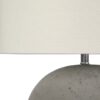 Lighting, Table Lamp, Concrete, Contemporary - Gray / Cream - Image 7