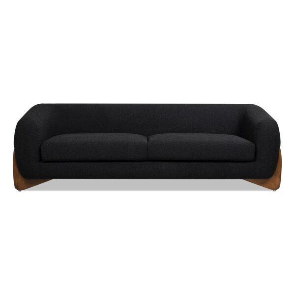Alpine - Sherpa Sofa - Ebony Black Boucle