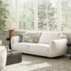 Sharon - Puffy Arm Sofa - Alpaca Off-White - Image 8