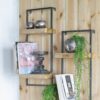 Wall Shelf With Two Shelves - Black Brown - Image 6