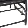 Outsunny - 2 Person Outdoor Glider Bench, Patio Double Swing Rocking Chair Loveseat With Powder Coated Steel Frame For Backyard Garden Porch - Gray - Image 8