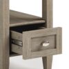 Warm Shaker - Narrow Side Table - Distressed Gray - Image 4