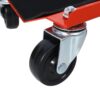 Heavy Duty Snowmobile Dolly V Slide With 2.5" Swivel Casters, Rubber Pad, 1500Lbs Capacity Steel - Red - Image 15