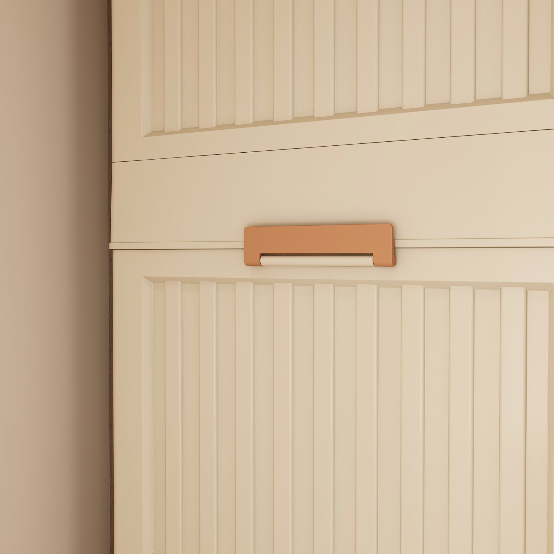 Portable Wardrobe Closet Storage Organizer For Clothes, 6 Magnetic Doors With 6 Cubes & 2 Hanging Rods, 6 Hangers - Cream White - Image 10