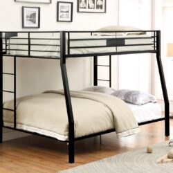 Limbra - Full Long Queen Bunk Bed - Sandy Black