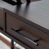 Juno - Wood Lift Top Desk With Hidden Storage And Drawer - Dark Brown - Image 5