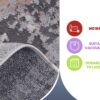 Marfi - 2' X 3' Abstract Area Rug - Gray / Multi - Image 13