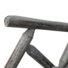 Wooden Porch Rocker Chair, Durable Wooden Porch Rocker Chair, Fir Log Rocking Chair, Patio Rockers For Outside, Garde - Light Gray - Image 13