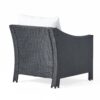 Antibes - Wicker Armchair With Water Resistant Cushions - Black - Image 8