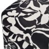 Luxury Storage Ottoman With Floral Patterned Fabric, Soft Close Hinges, Multi Functional Footrest & Seat - Black Floral / White - Image 12