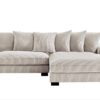 Luxe - Oversized 2 Piece Right Facing Sectional Couches For Living Room, L Shaped Sofa With Chaise - Ivory - Image 2