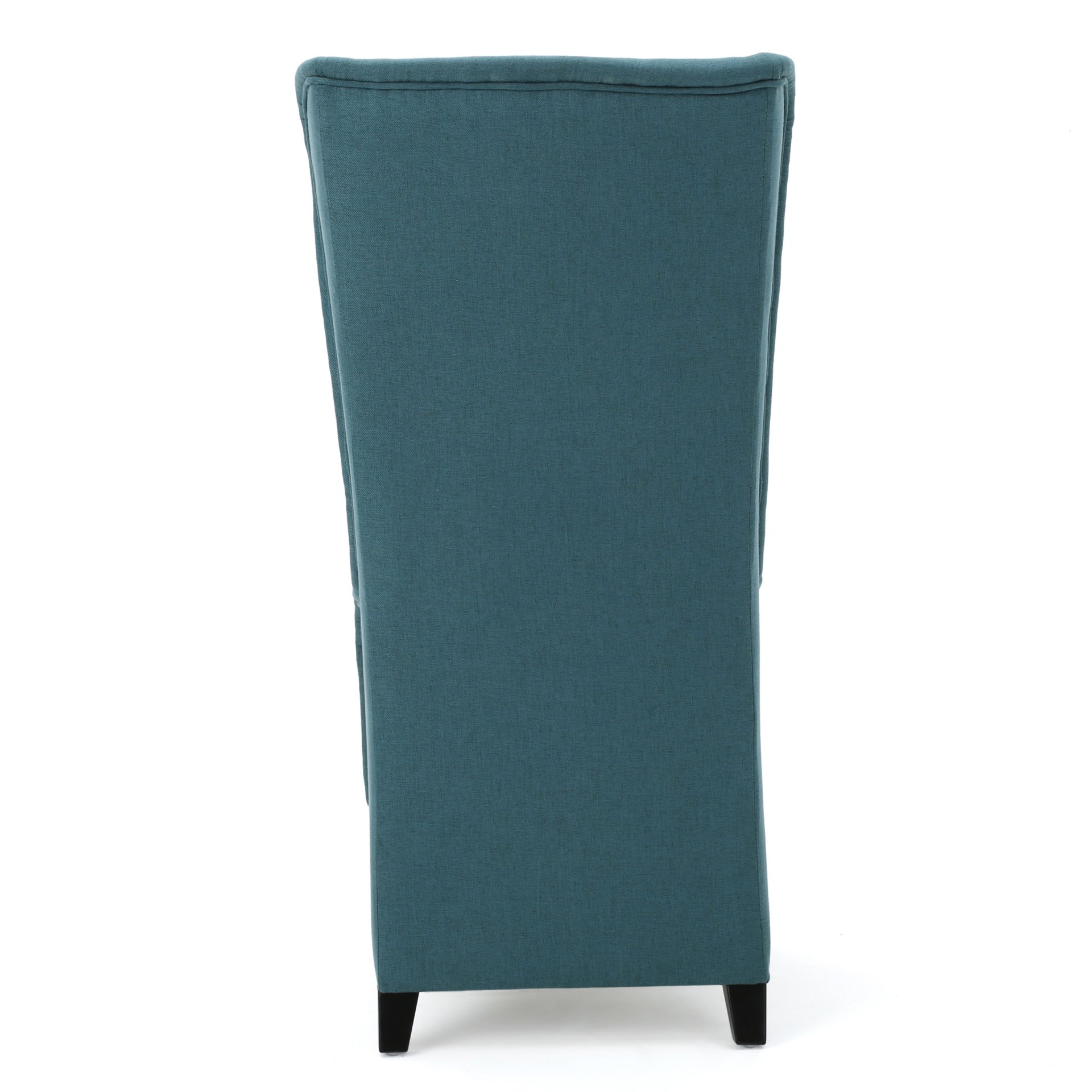 Alight - Upholstered Dining Chair With High Back And Birch Wood Legs - Teal - Image 6