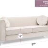 Delray - Sofa - Ivory - Image 8