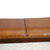 Chad - Mid-Century Modern Leather Bench - Brown / Tan - Image 2