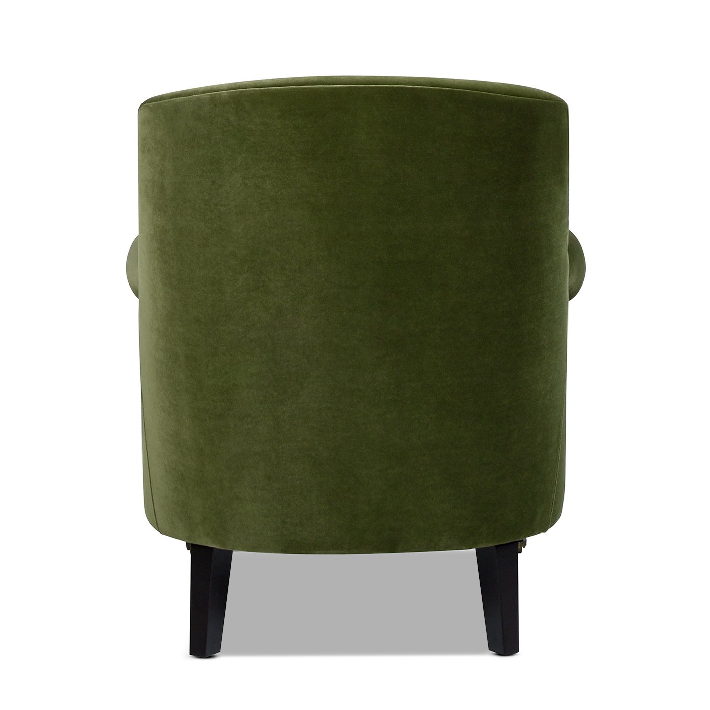 Eloise - Pleated Sock Arm Accent Armchair - Olive Green - Image 4