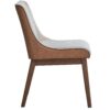 Ginny - Boucle Velvet Side Chair (Set of 2) - Walnut - Image 6