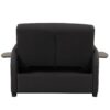 3 In 1 Pull Out Sofa Sleeper With Wing Table And USB Charge - Black - Image 18