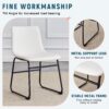 (Set of 4) Classic Chairs, A Stylish Seat Perfect For Modern Minimalist And Industrial Style Environments - White - Image 9