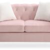Cozy Contemporary Loveseat - Pink - Image 5