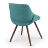 Malden - Bentwood Dining Chair - Turquoise Blue - Image 2