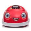 Bumper Car For Kids, 12V Dual Drive 1-6 Years Old Children's Electric Car With Pushrod Dinner Plate USB Bt Music Rocking Horse Mode Anti-Collision Bumper Ride On Car - Red - Image 4