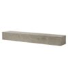 60" Rustic Wood Fireplace Mantel, Wall-Mounted & Floating Shelf For Home Decor - Gray - Image 7