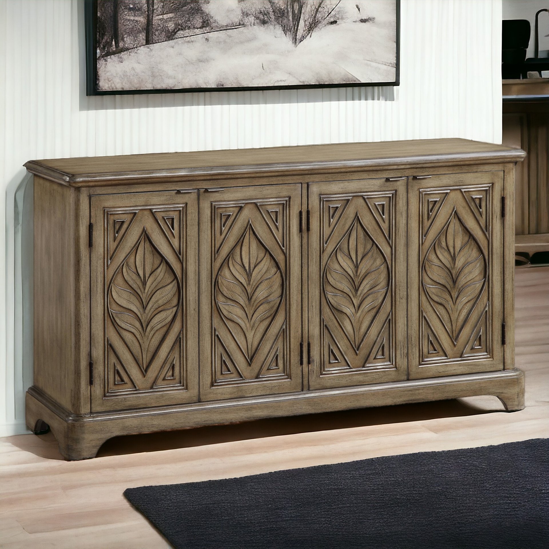Orana - Console Cabinet - Oak - Image 8