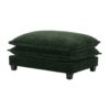 Chenille Upholstered Sectional Sofa With 2 Removable Ottomans, USB Ports, Cup Holders, And Storage - Green - Image 22