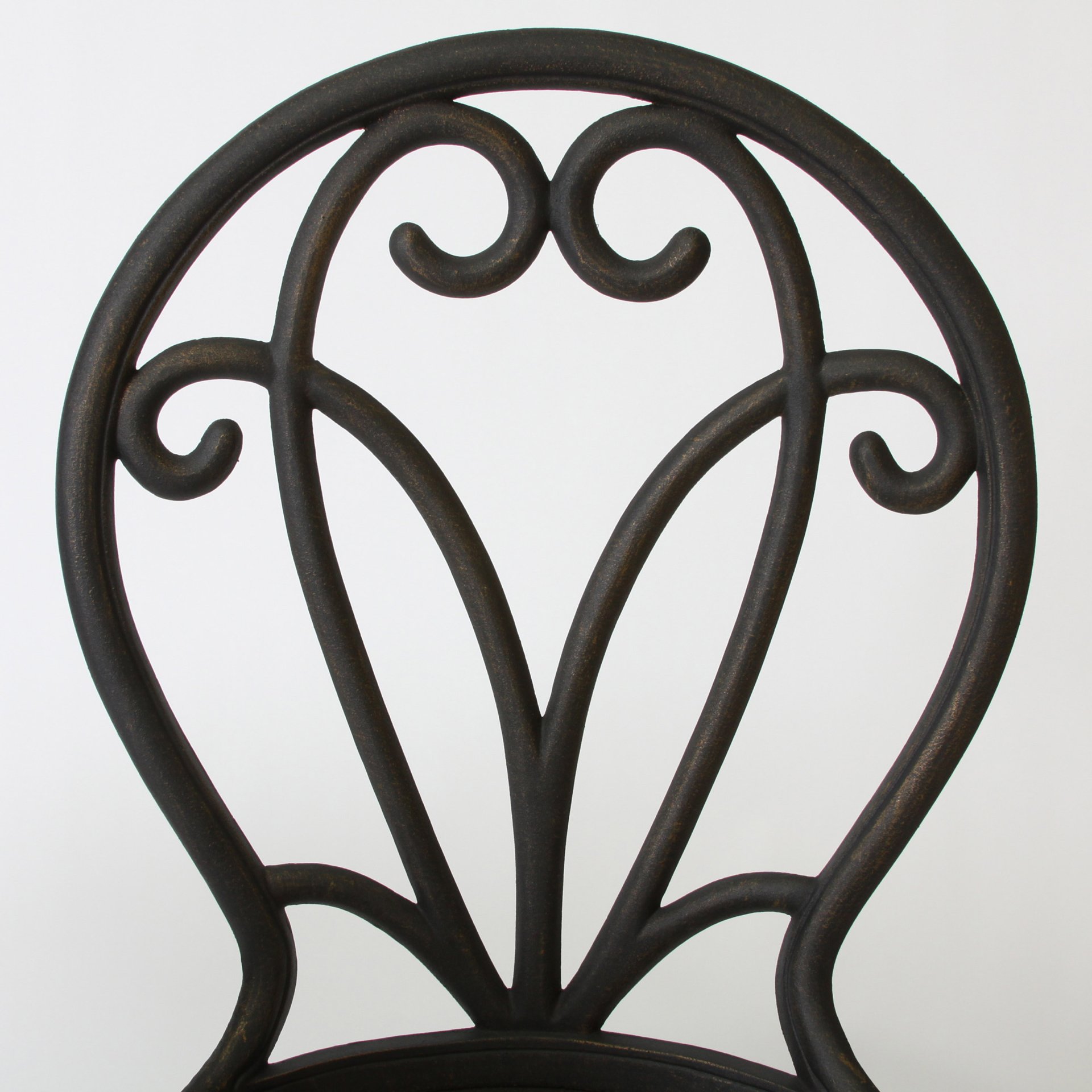 Thomas - 3 Pieces Cast Bistro Set - Black / Gold - Image 10