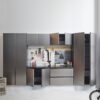Nova - Series Garage Cabinet Set A With Soft Closing Doors - Metallic Gray - Image 2