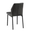 Dining Chairs Living Room Chair Modern Kitchen Armless Side Chair With Metal Legs (Set of 4) - Dark Gray - Image 9