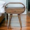 ed Circular Bedside Table - Gray Wash - Image 14