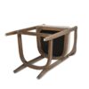 Americana - Mid-Century Modern Cane Back Counter Stool - Taupe Beige Textured Weave - Image 6